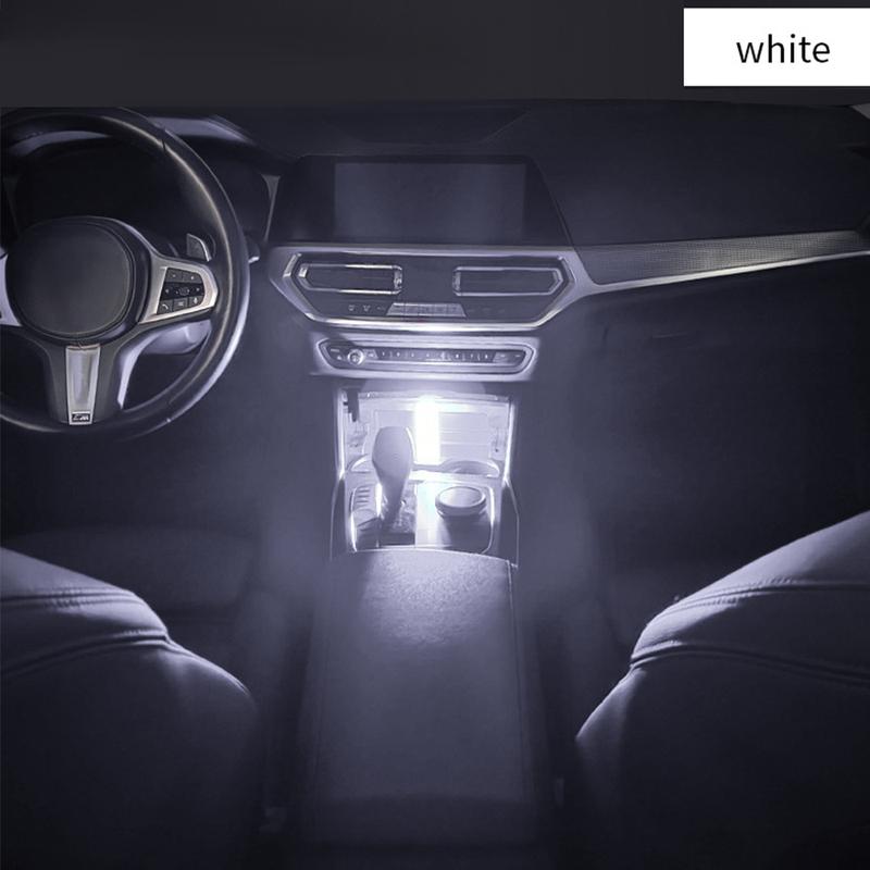 1 шт. Автомобильный светодиодный ambient-свет для ног в салоне автомобиля, 95*28*13,5 мм, светодиодный сенсорный свет, версия с зарядкой, многоцветный ambient-свет