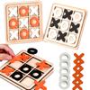 Interest Chess Board Game Table Set For Boys/Girls Tic Tac Toe Birthday Gifts Brain Game Toys For Kids 6-8