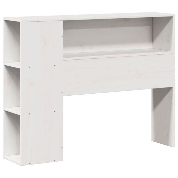 VidaXL Tête de lit avec rangement blanc 75 cm bois massif de pin, tête de lit en bois, tête de lit avec rangement, tête de 855646