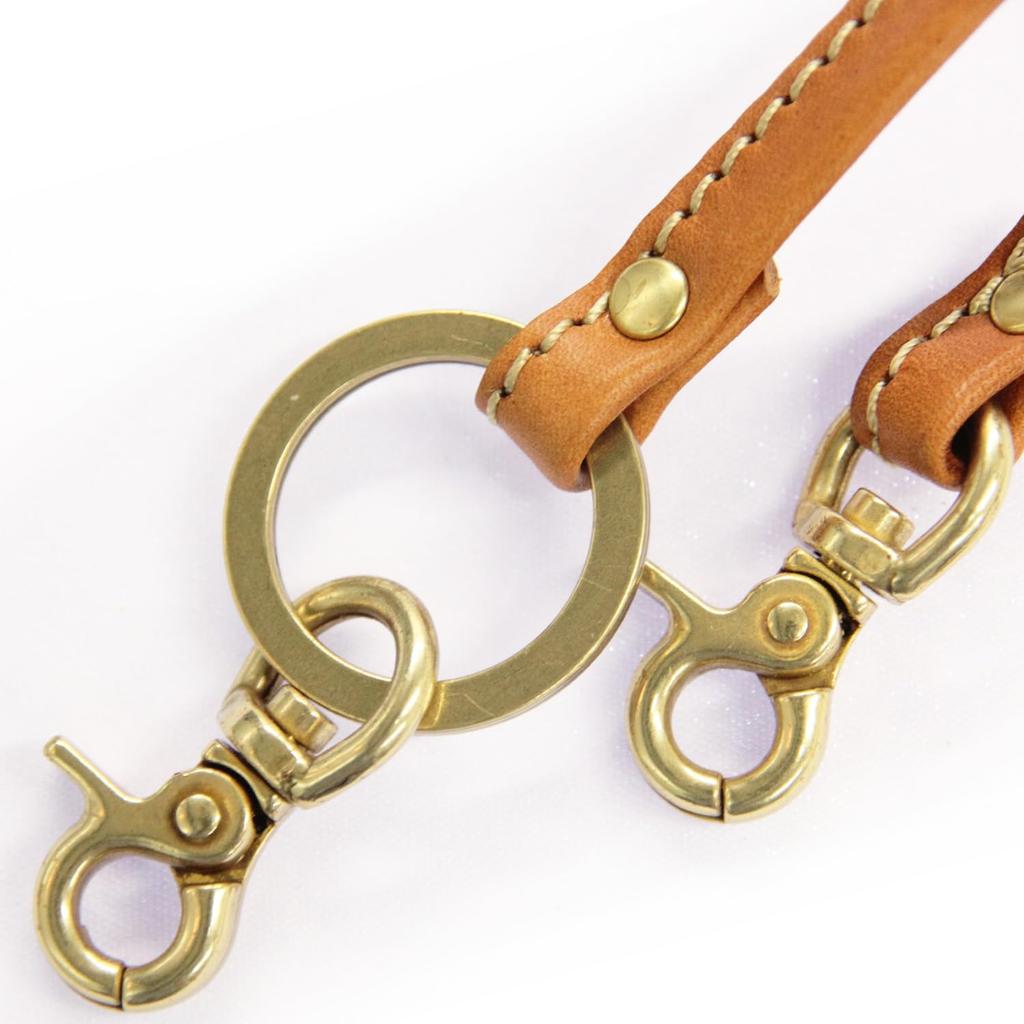 Держатель для ключей с брелоком, короткий ремешок из натуральной кожи, кожаный ремешок Tochigi, чехол для пропуска, чехол для пропуска, чехол для ключа, защита от падений, сделано в