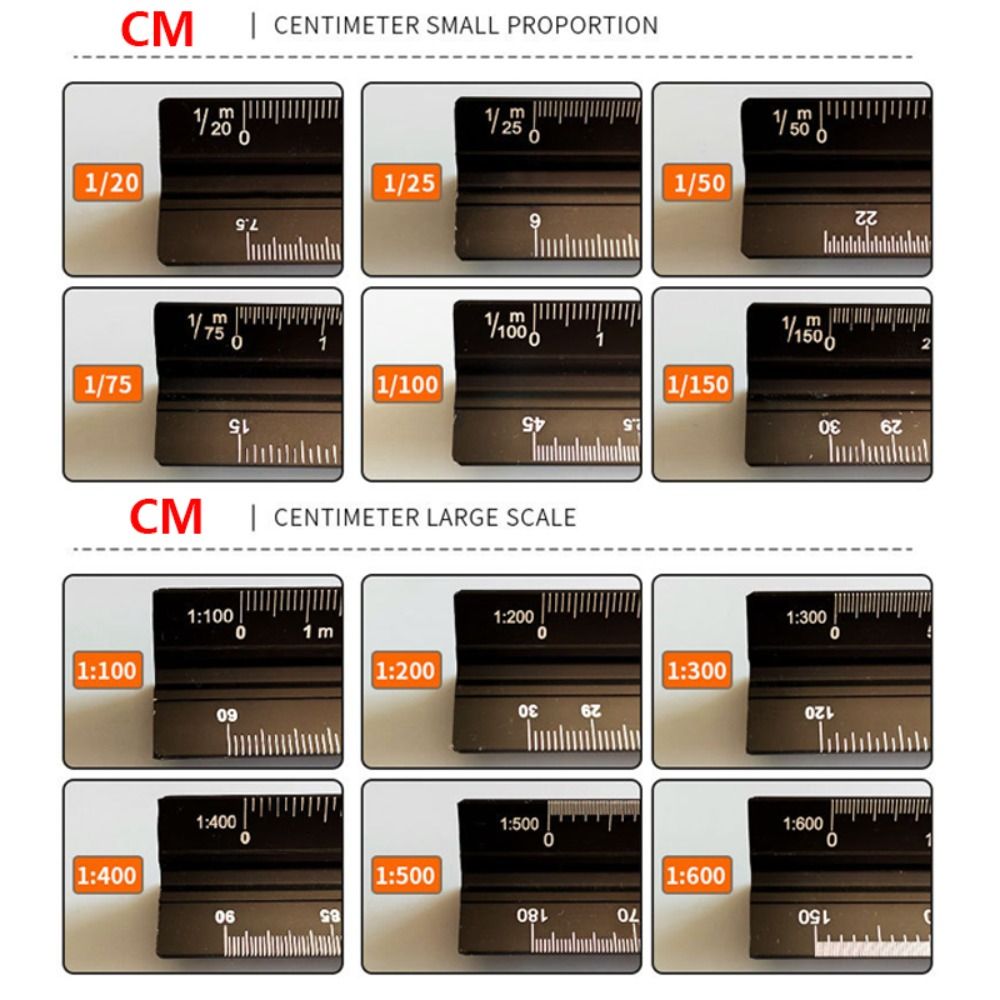 Metal Triangular Ruler Stationery Design Ruler Multi-functional Measuring Tools Architect Engineer