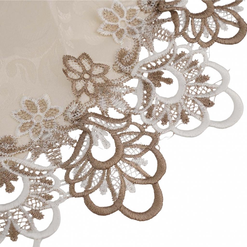 Чехол на обеденный стол Скатерть Пылезащитный Дом Фестиваль Кружево Круглый