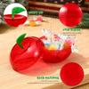 6 Pcs Red Chocolate Candy Box Small Plastic -shape Boxes Holiday Candy Boxes  Christmas Decoration