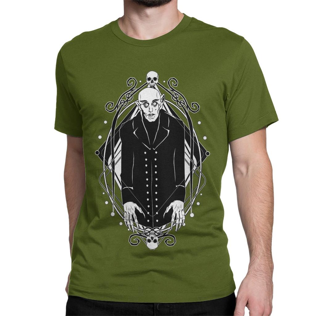 Новинка 1922 Футболка ужасов про вампиров на Хэллоуин для мужчин и женщин, с круглым вырезом, 100% хлопок, футболки Носферату, топы больших размеров