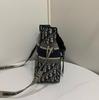 [Pre-Owned] Camp Classic Monogram Embroidered Vintage College Style Canvas Shoulder Bag - Excellent #10G55ZF