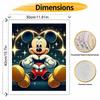 Disney Микки Маус Жест Сердцем Раскраска по Номерам Холст для Рисования DIY Картина Декор Дома Настенная Живопись Украшение Подарок 130