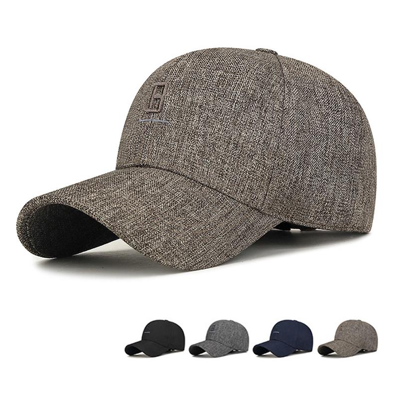 Men's Outdoor Embroidered Letter Baseball Cap Middle-aged Sunscreen Baseball Cap