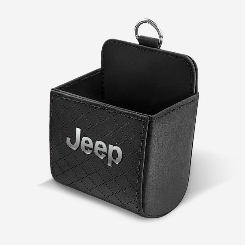 Car Air Outlet Storage Box Phone Lipstick Lighter Organizer For Jeep Renegade Compass Grand Cherokee Wrangler Patriot Rubicon AJV1