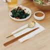 HTB Natural Wood Hexagonal Chopsticks, Set of 5, 22.5cm, Wooden Chopsticks for Guests, Non-Slip, for Home Use, Guests, and Everyday Use, High-Quality