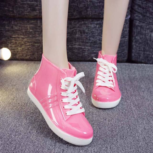 Dwayne Новые прозрачные резиновые сапоги из ПВХ для женщин, водонепроницаемые сапоги, модные галоши, обувь для рыбалки, яркие резиновые сапоги