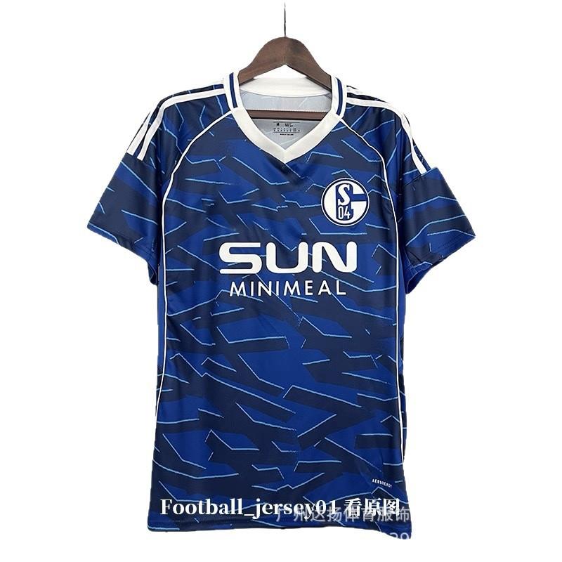 ''-'' Schalke 04 Tenerife Eintracht Frankfurt Soccer Jersey Fan Version Bundesliga Short Sleeve Football Shirt