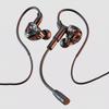 Dual Mic Wired Headset in-Ear Earpiece Headset Stereo Wired Earbuds Wired Earphone  Listen To Music