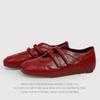 Soft Leather Version~ Black Single Shoes Women'S Spring Mary Jane Small Leather Shoes Thick-Soled Height-Increasing Versatile Casual Shoes