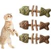 1/2/3 шт. Игрушка для зубов кошки в форме рыбьей кости, игрушка для кошки с кошачьей мятой, чистка зубов, свежее дыхание, интерактивная игра, инструмент для гигиены полости рта