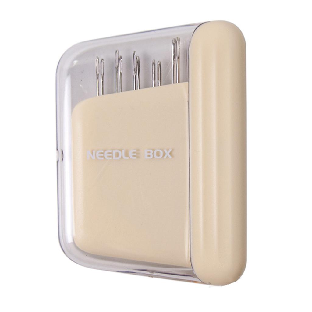 Набор из 10 ручных швейных игл с магнитным держателем для игл, коробкой для хранения и нитевдевателем для шитья, квилтинга, рукоделия