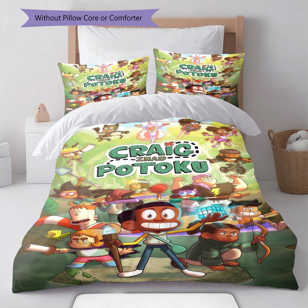 Creek Hideout Bedding Quilt Set Quilt Cover Pillowcase Home Decoration Birthday Gift (1 * duvet cover + 2 * pillowcase, without core)