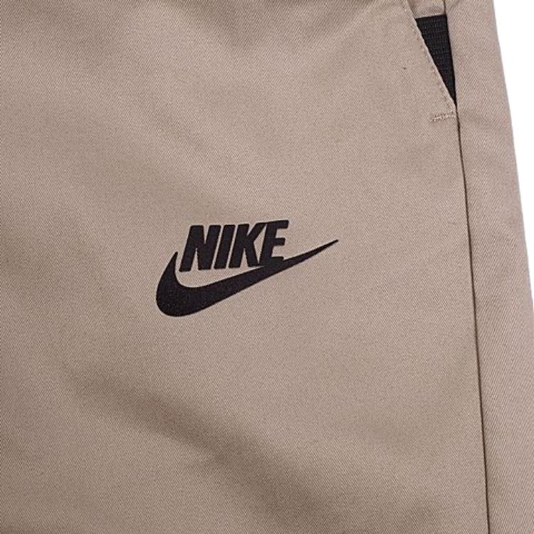 Nike Однотонные спортивные шорты на шнурке, мужские штаны, коричневые 805095-235