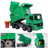 Garbage Truck Simulation Inertia Garbage Truck Sanitation Vehicle Model Recycling Truck Toy with 3 Trash Dump Truck for Boys and Girls Toy, Children's