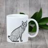 Kurilian bobtail I - cup with a cat, cute cup with graphics, a gift with your photo from the Art-Dog brand