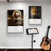 Винтажный постер с музыкальными инструментами, настенная живопись на холсте, Ретро плакаты со скрипкой и принтами, настенные панно для гостиной