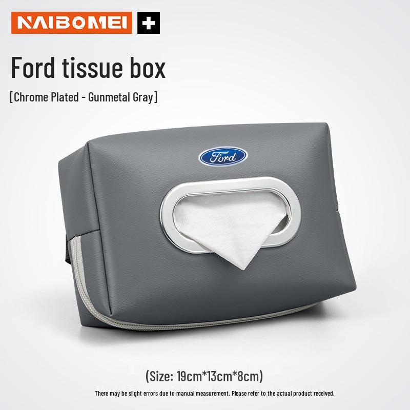 Ford Car Tissue Box for Armrest or Seat Back (Mondeo, Fusion, Focus, Taurus)