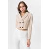 Women's Short Button-closed Blazer Jacket 245071 -