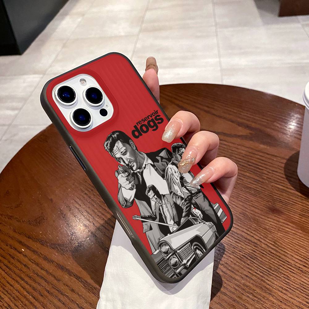 Crime Movie Reservoir-Dog For IPhone 17 16 15 14 13 12 11 Pro Max Plus Pro Corrugated Shockproof Matte Phone Cover