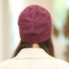 Новая женская зимняя шапка, уличная теплая шапка, модная декоративная шапка-бини для женщин, повседневная вязаная шапка