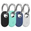 4Pcs Silicone Shockproof Protective Cover With Metal Keychain Carabiner For Samsung Galaxy Smart Tag 2 Tracker