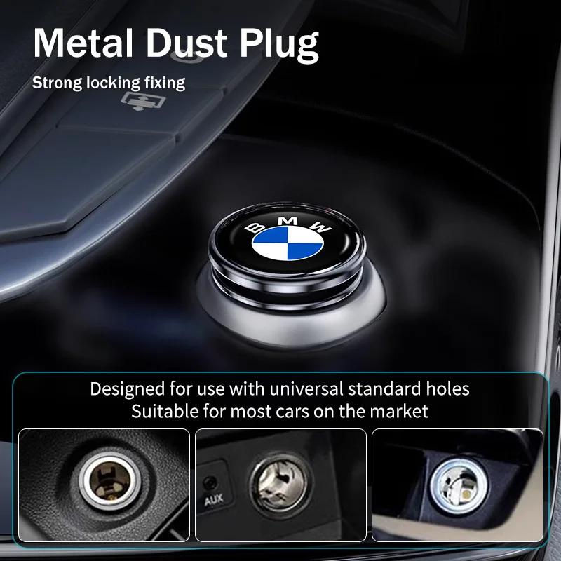 BAAV1 2025 Hot 1PC Universal Car Cigarette Lighter Cover Eject Button Dust Cover Car Accessories Interior For BMW E46 E90 E60 F30 F10