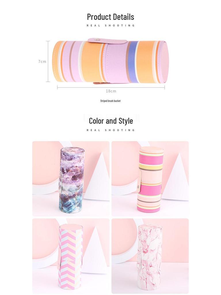 Водонепроницаемый тубус-органайзер для макияжных кистей и косметики