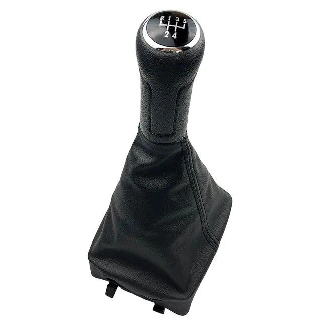 Для VW Polo 9N 9N2 2002 2003 2004 2005 2006 2007 2008 2009 2010 Sedan 5/6 Speed Gear Shift Knob Gaitor Leather Cover Bag Cover Case
