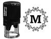 Printtoo Octagon Celtic Swirl Frame M Alphabet Monogram R-40 Self Inking Office Стационарная резина