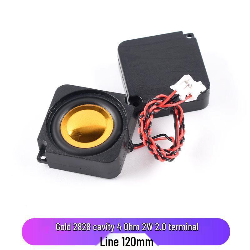 2828 Маленький 4-омный 2/3 Вт широкополосный басовый динамик для домашнего или настольного обогрева