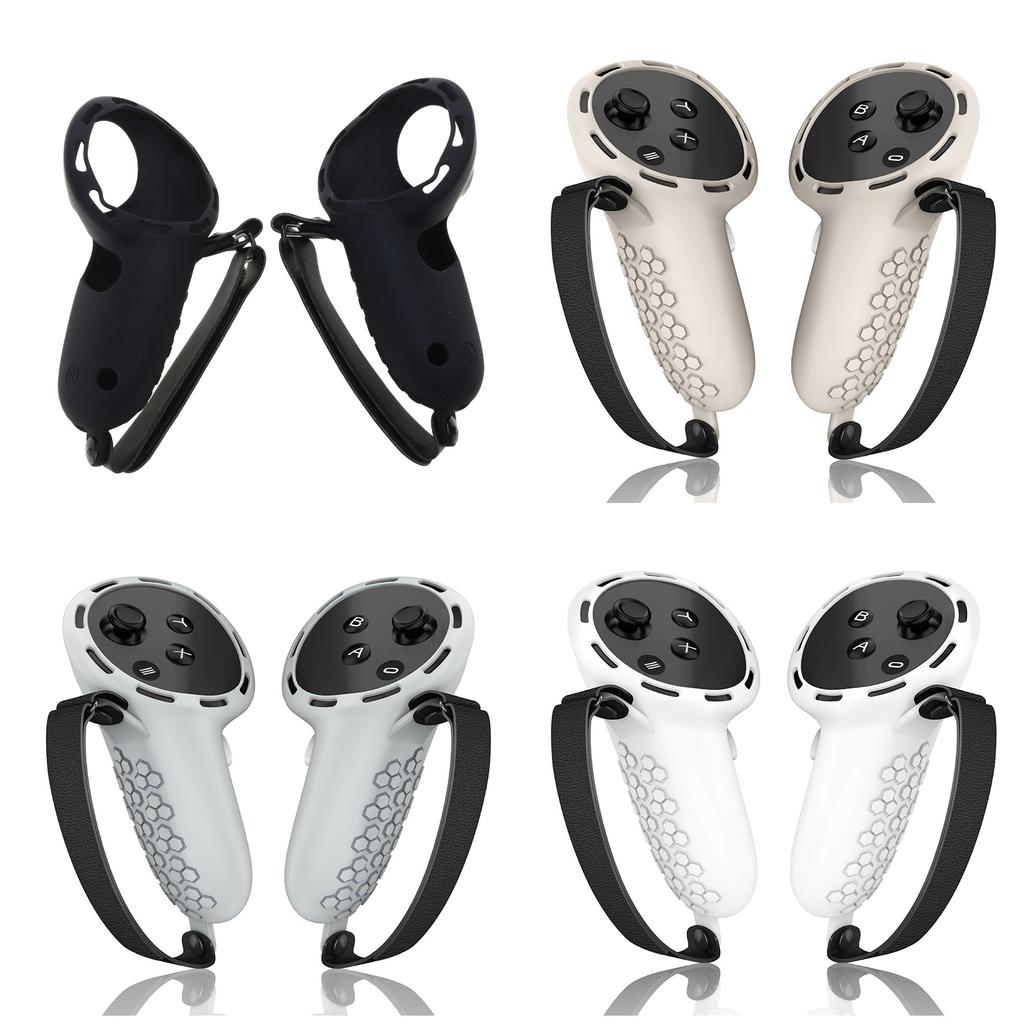 Силиконовый защитный чехол для Quest3 VR Touches, ручка контроллера, игровые контроллеры, удобная ручка, аксессуары VR