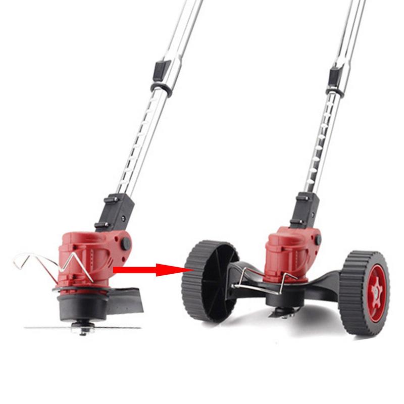Универсальные тренировочные колеса Аксессуары для газонокосилок Съемная рама для поддержки рук Регулируемый триммер для газона