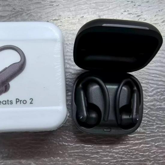 Power Pro2 Over-Ear Wireless Bluetooth Earphones with B Logo Pop-Up Window for Sports