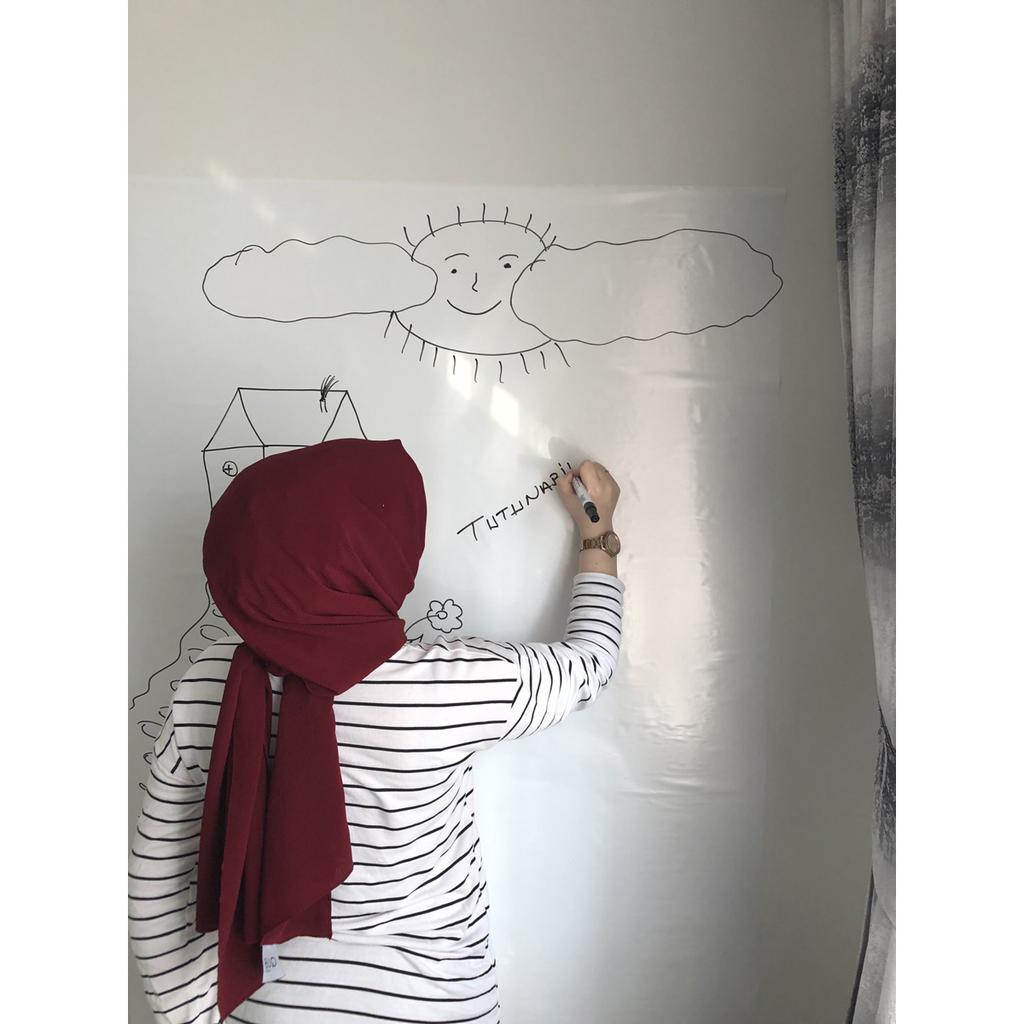 2 шт. белая смарт-бумажная доска 100x100 см, доска для письма с ручкой, подарок, наклеивается на стену, стекло, классную доску