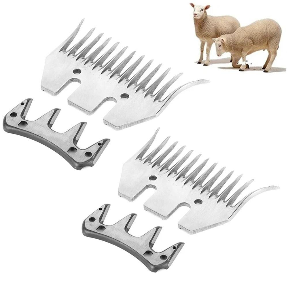 13 зубчатых лезвий для стрижки овец, сменный триммер для животных, для стрижки коз, ягнят, лам, альпак