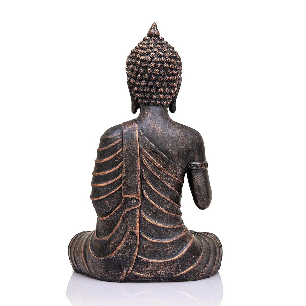 Новая статуя сидящего Будды, экспонат, идол, предметы домашнего декора для гостиной и подарки