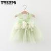 Детская одежда Летнее платье-майка для девочек Платье феи для малышки Праздничное платье для девочек Детское цветочное платье