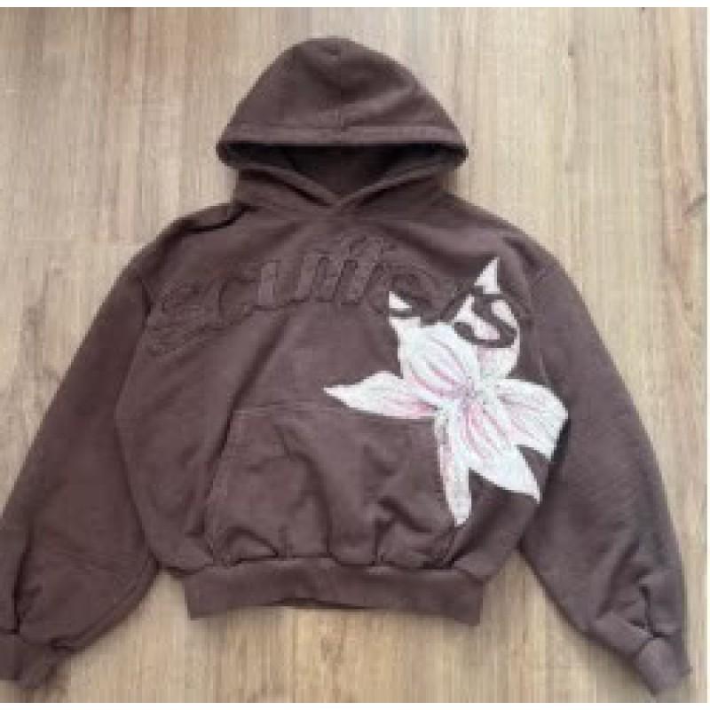 Hip Hop Street Hoodie Y2K Vintage Print Loose Fit Sweatshirt Men Women