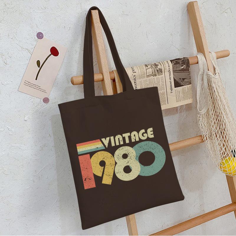 Year Birthday Birthday Print Commute To Work Portable Shoulder Bag Large Capacity Handbag