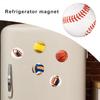 2 шт. 25 мм регби магнит на холодильник синтетическая смола украшения дома мини-футбол бейсбол волейбол микроволновая печь магнит на холодильник любители спорта