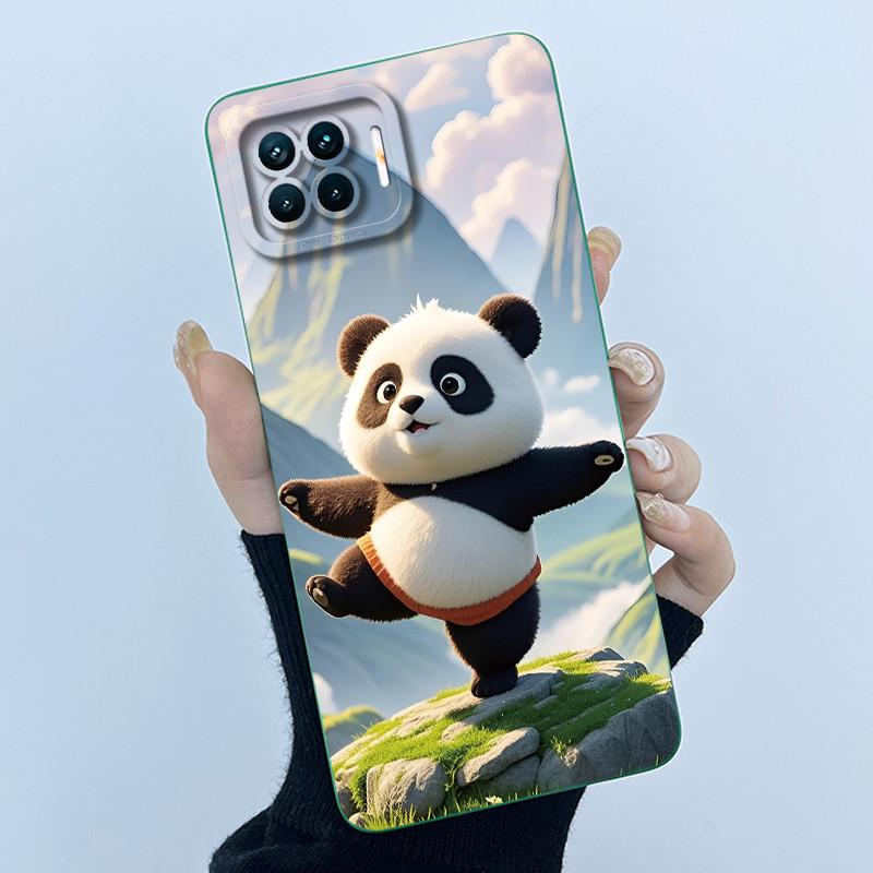 Чехол для OPPO Reno 4 Lite Чехол для OPPO F17 Pro Милый Мультяшный Кот Жидкий Силикон Мягкая Задняя Крышка Для OPPO Reno4 Lite A93 A73 Чехол для Телефона