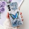 Чехол для Samsung Galaxy A56 5G SM-A566B Чехол Новая Мода Цветок Бабочка Мягкий Силиконовый Чехол для Телефона Для Galaxy A26 A36 5G Fundas