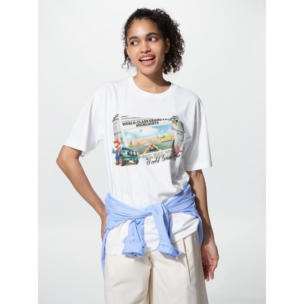 Uniqlo Марио Карт Мир UT Графическая Футболка C