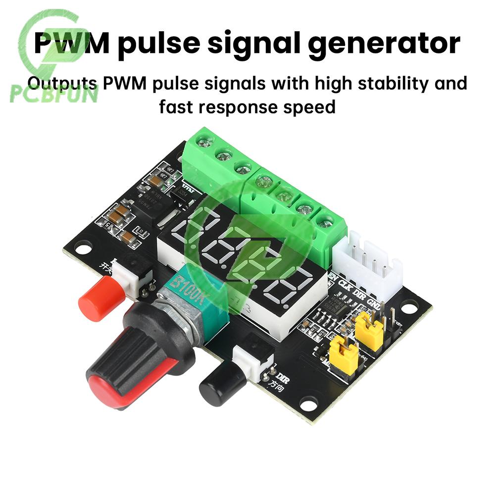 12V 24V Power Supply Stepper Motor Controller Forward/Reverse Controller Speed Regulation Module PWM Pulse Signal Generator