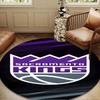 Kings Basketball Round mat, Anti-slip Circle Carpet Chair rug For livingroom,Bedroom, doormat home decor Gift Christmas Gifts
