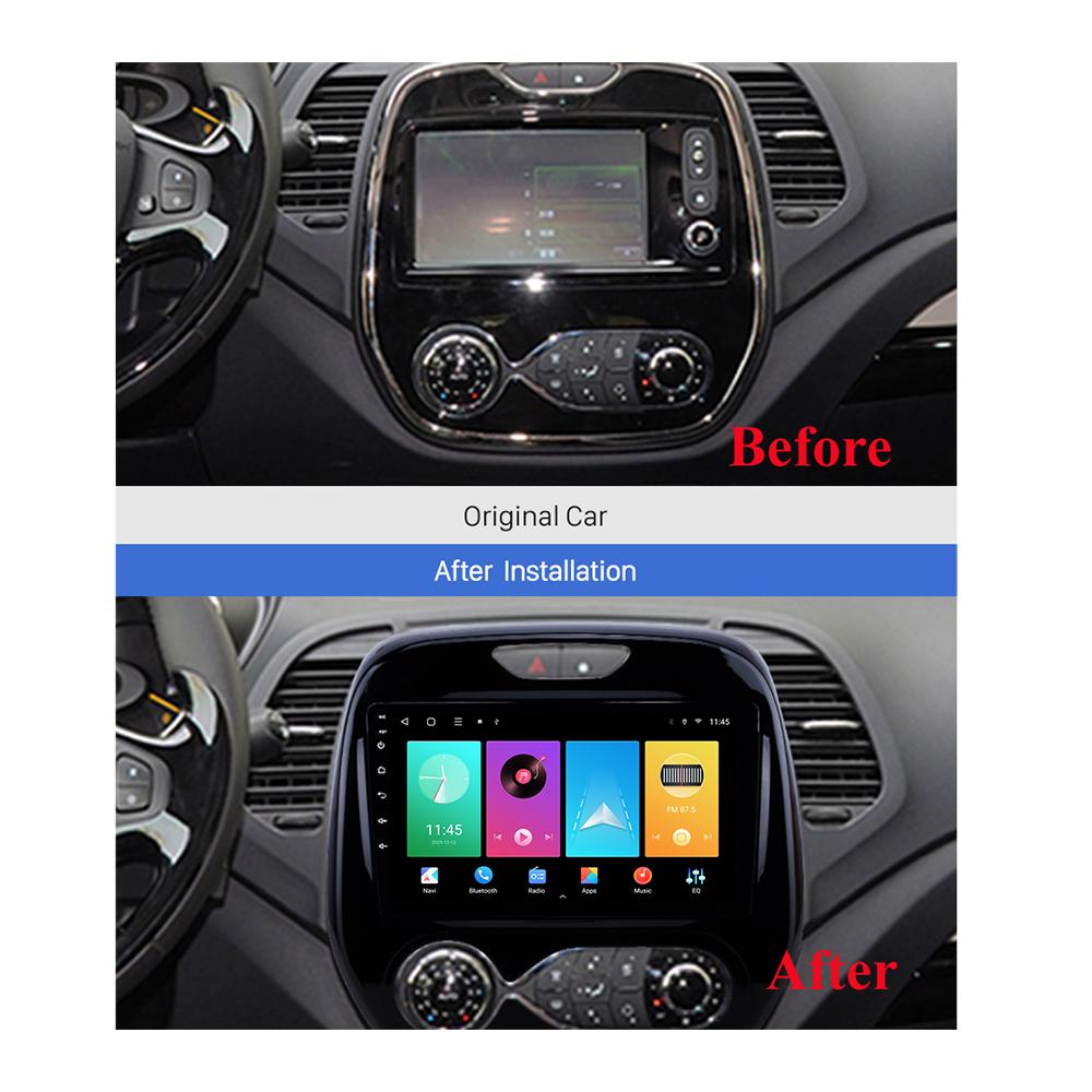 Android Carplay автомобильное радио для Renault Captur Clio 2011-2018 мультимедийный проигрыватель головное устройство стерео GPS навигация BT WIFI 2+32 ГБ